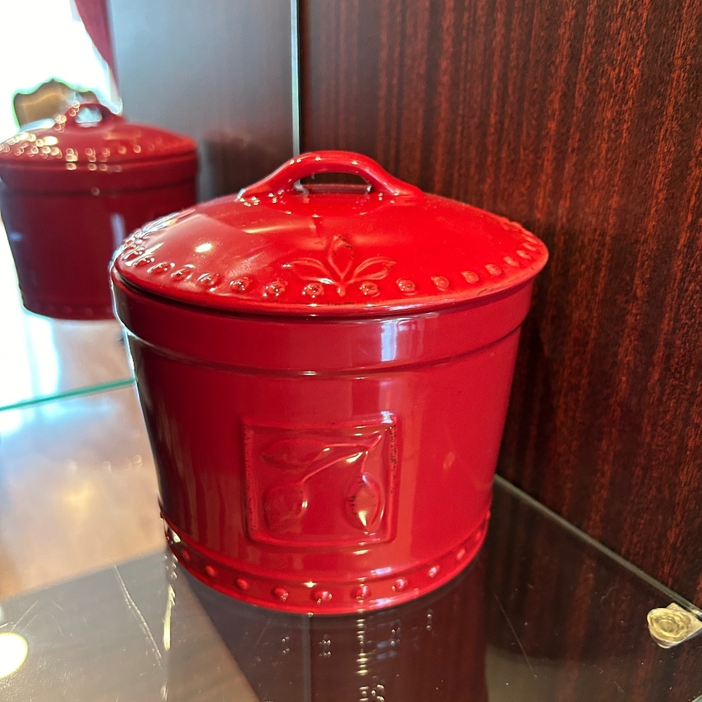 Signature Housewares Ruby Sorrento Collection Canister